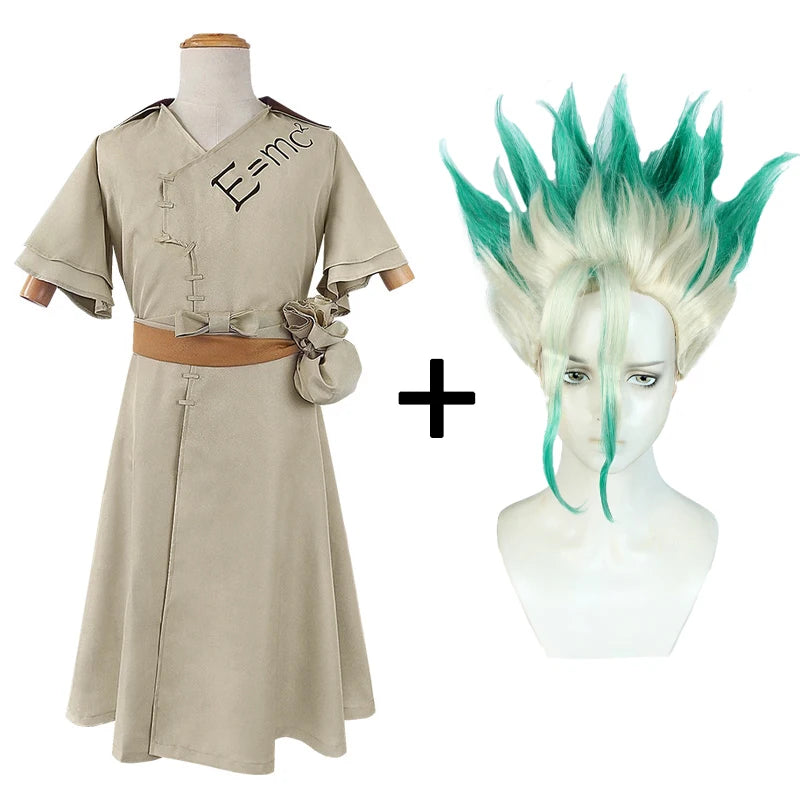 Senku Ishigami Cosplay Costume – Dr. Stone Anime Outfit for Halloween & Comic Con