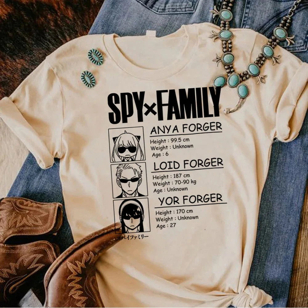 Anya Spy x Family Retro Grunge Graphic T-Shirt – Kawaii Pop Culture Tee 7
