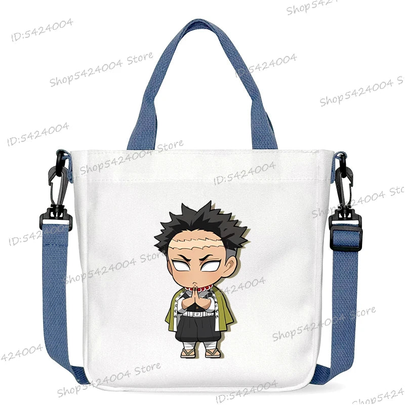 Demon Slayer Crossbody Bag – Rengoku & Tengen Graphic Print Shoulder Bag