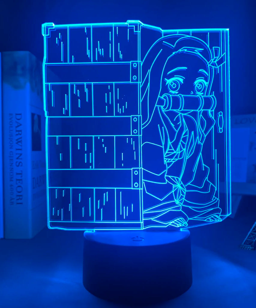 Manga 3d Light Kimetsu No Yaiba for Bedroom Decor Night Light Birthday Gift Table Lamp Anime Demon Slayer Mitsuri Kanroji Figure