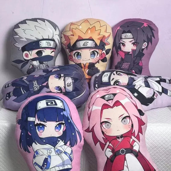 Kawaii Anime Naruto Plush Throw Pillow 40cm – Soft Portable Nap Cushion & Room Decor