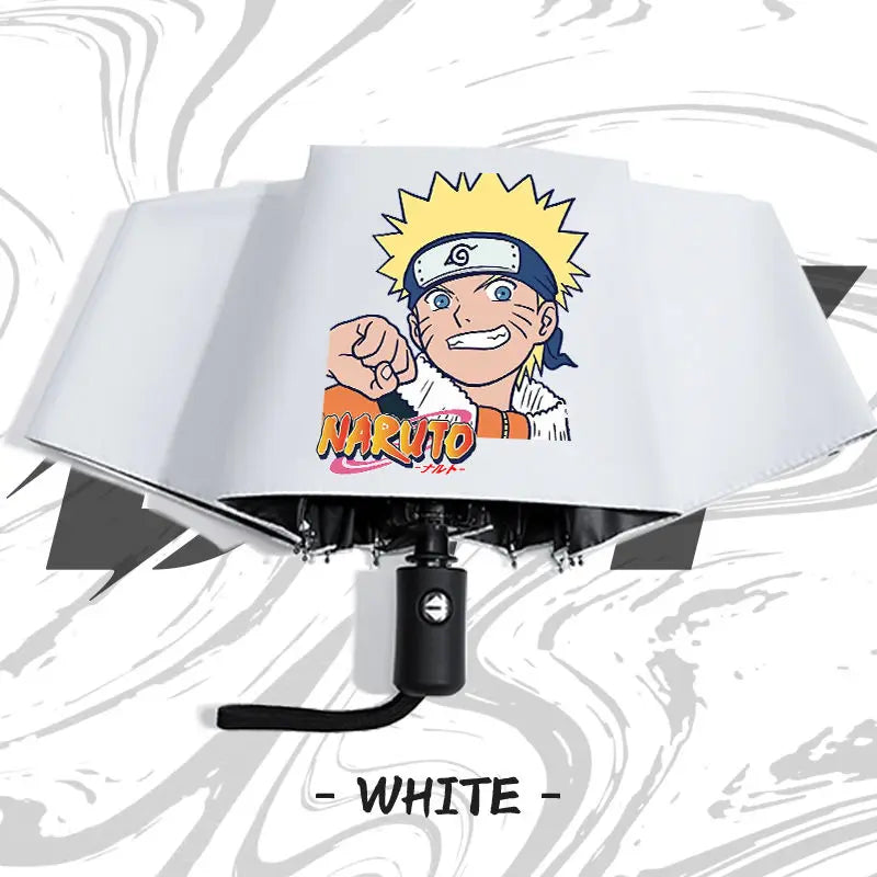 Naruto anime peripheral automatic umbrella Naruto Namikaze Minato Uchiha Itachi Kakashi Haruno Sakura sunshade umbrella gift