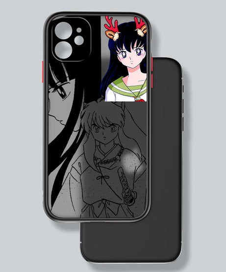 Inuyasha Anime Movie Comic Frosted Translucent For Apple iPhone 16 15 14 13 12 11 XS XR X Pro Max Plus Mini Cover Phone Case