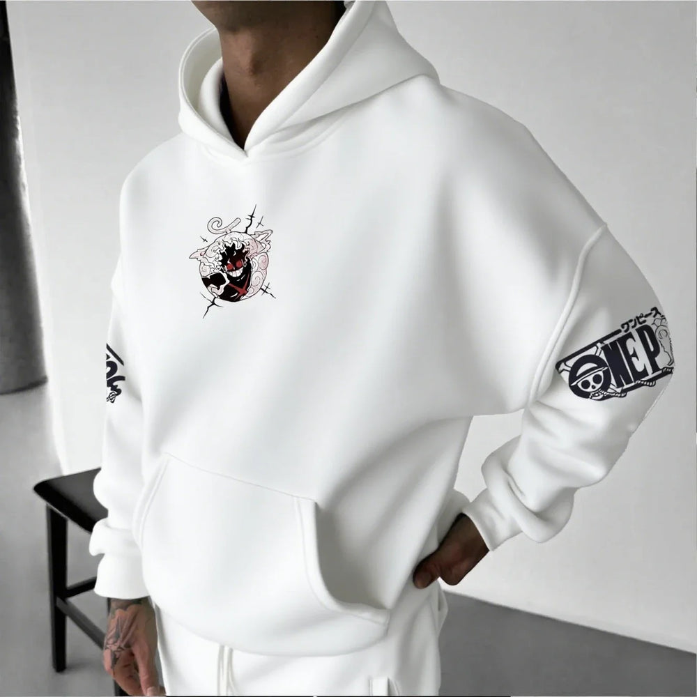 One Piece Luffy Gear 5 Hoodie — Print Pullover 2