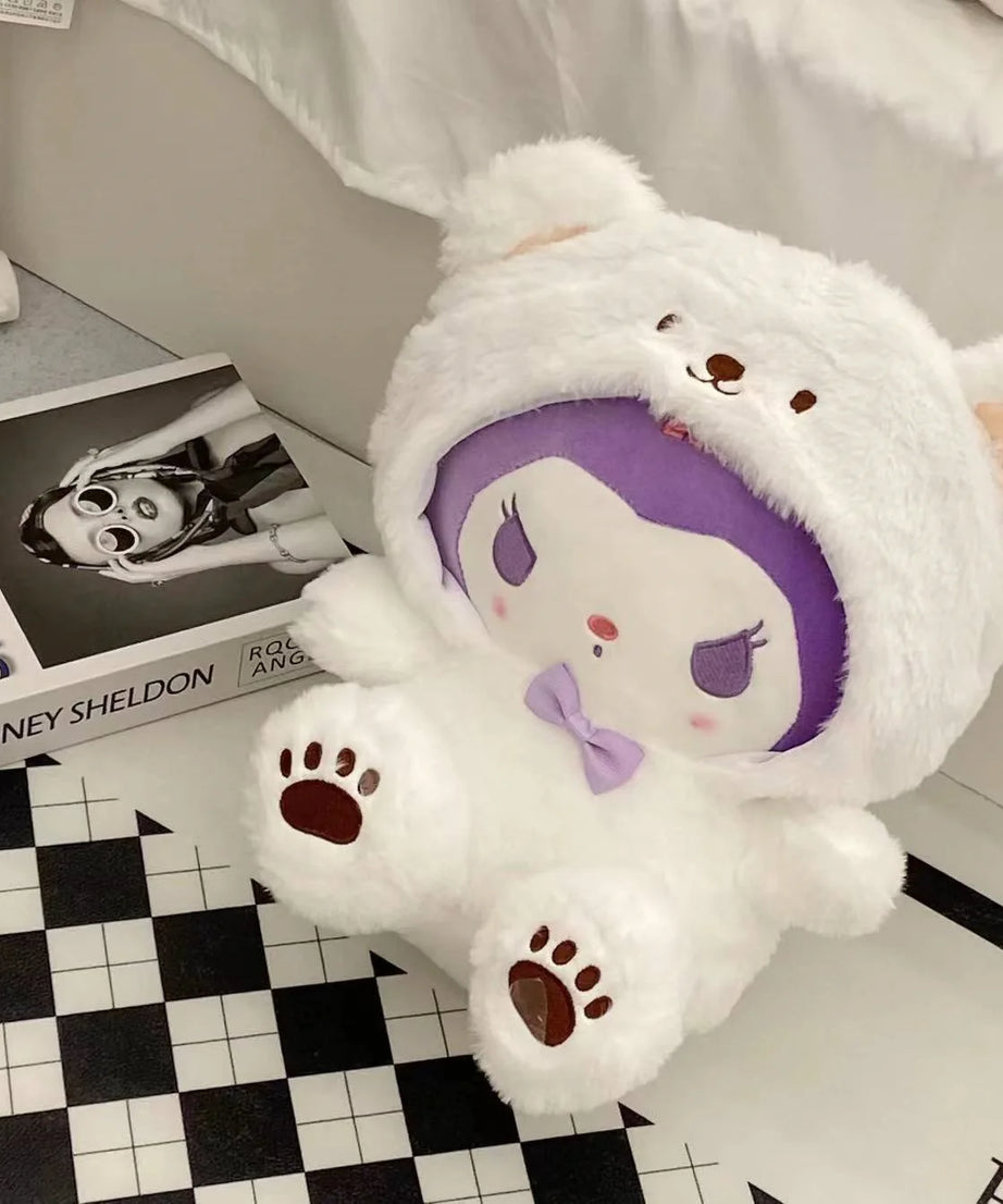 Sanrio 25Cm Anime Kuromid Toys Kawaii Mymelody Cinnamorol Plush Soft Stuffed Animals Doll Plushie Pillow Xmas