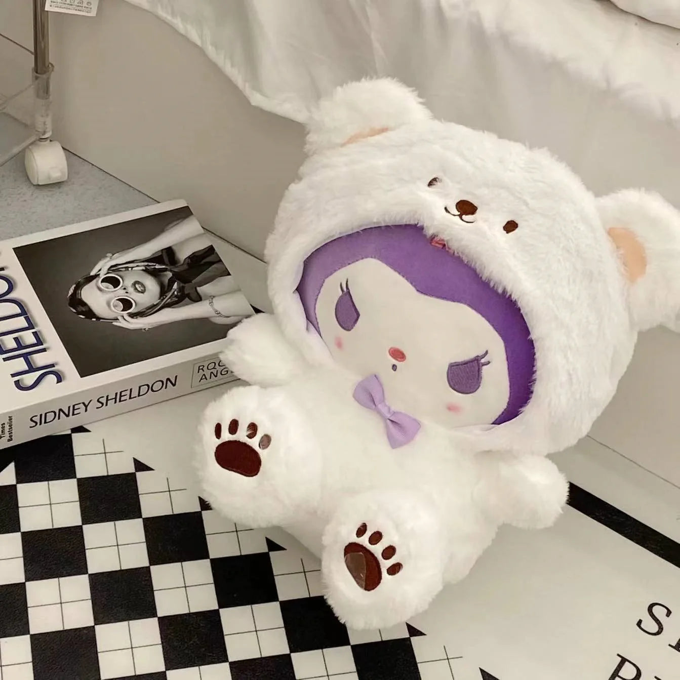 Sanrio 25Cm Anime Kuromid Toys Kawaii Mymelody Cinnamorol Plush Soft Stuffed Animals Doll Plushie Pillow Xmas