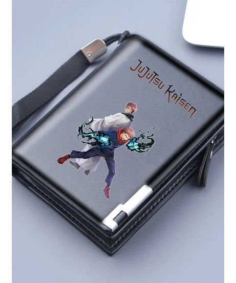 Jujutsu Kaisen Wallet Anime Coin Purse Men Credit Card Holder Boy Student Fashion Short Trifold Money Key Storage Pouch