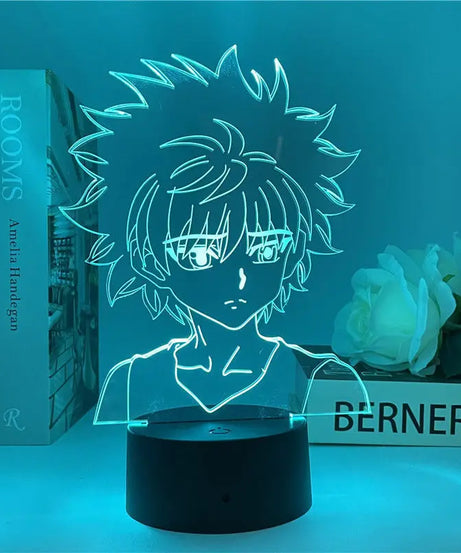 HUNTER Night Light Anime Peripherals Personality Creativity Killua Sissoe Table Lamp Desktop Decoration Bedroom holiday gift