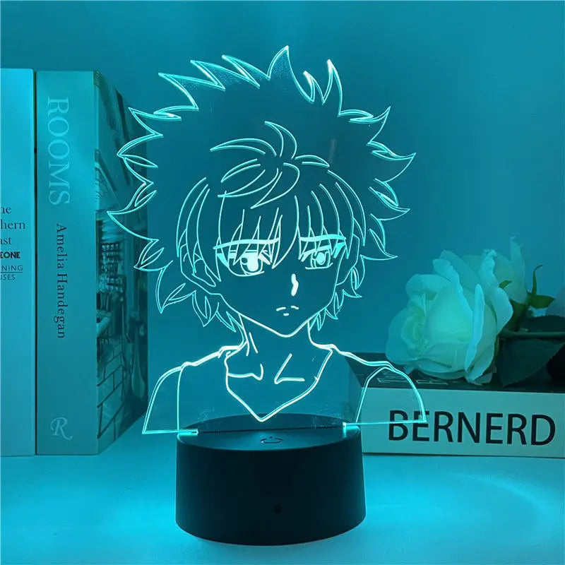 HUNTER Night Light Anime Peripherals Personality Creativity Killua Sissoe Table Lamp Desktop Decoration Bedroom holiday gift