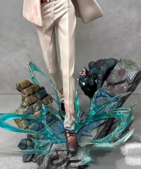 Jujutsu Kaisen Nanami Kento Figure 28cm PVC Statue Anime GK Collection Model Toy With Cursed Energy Effect Base Decorative Gift