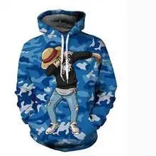 Anime One Piece Luffy Trafalgar D. Water Law Hoodie Cosplay Costume Long Sleeve Sweatshirt Sweater Zip Up Coat Jackets