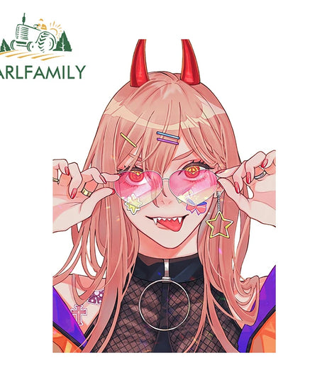 13cm x 7.4cm Zero Two Anime Car Sticker Motorcycle Bumper Funny Laptop Sunscreen Decal Scratch-Proof Fashion Decor