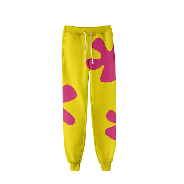 SpongeBob Patrick Star 3D Joggers — Casual Sweatpants