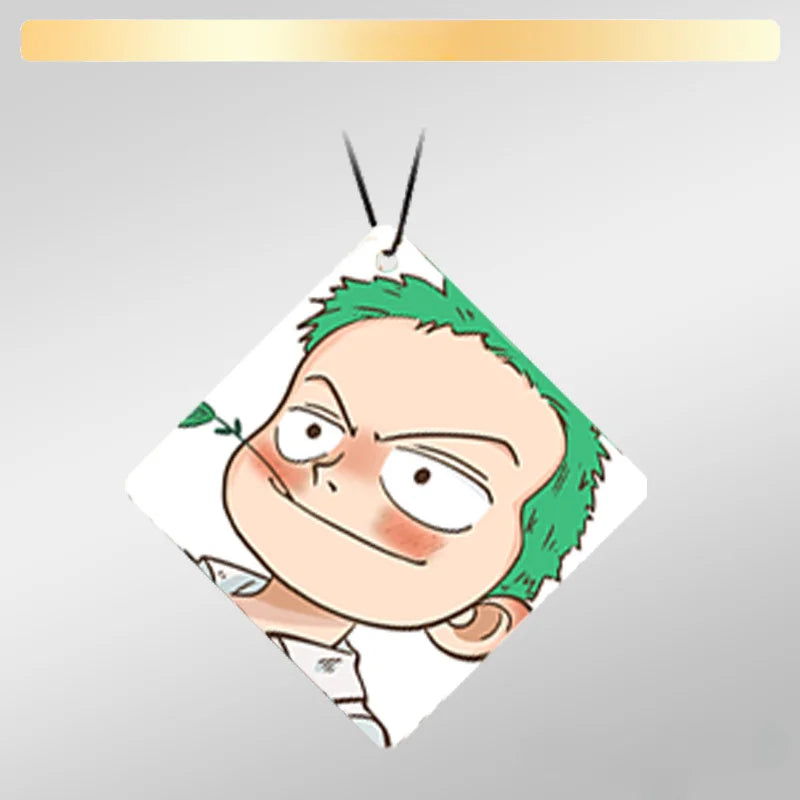 One Piece Car Mounted Fragrance Patch Decoration Car Accessories Anime Luff Tony Tony Chopper Roronoa Zoro Car Interior