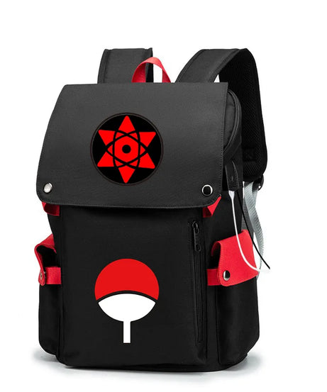 Naruto Anime Laptop Backpack – Large Capacity Travel & School Bag