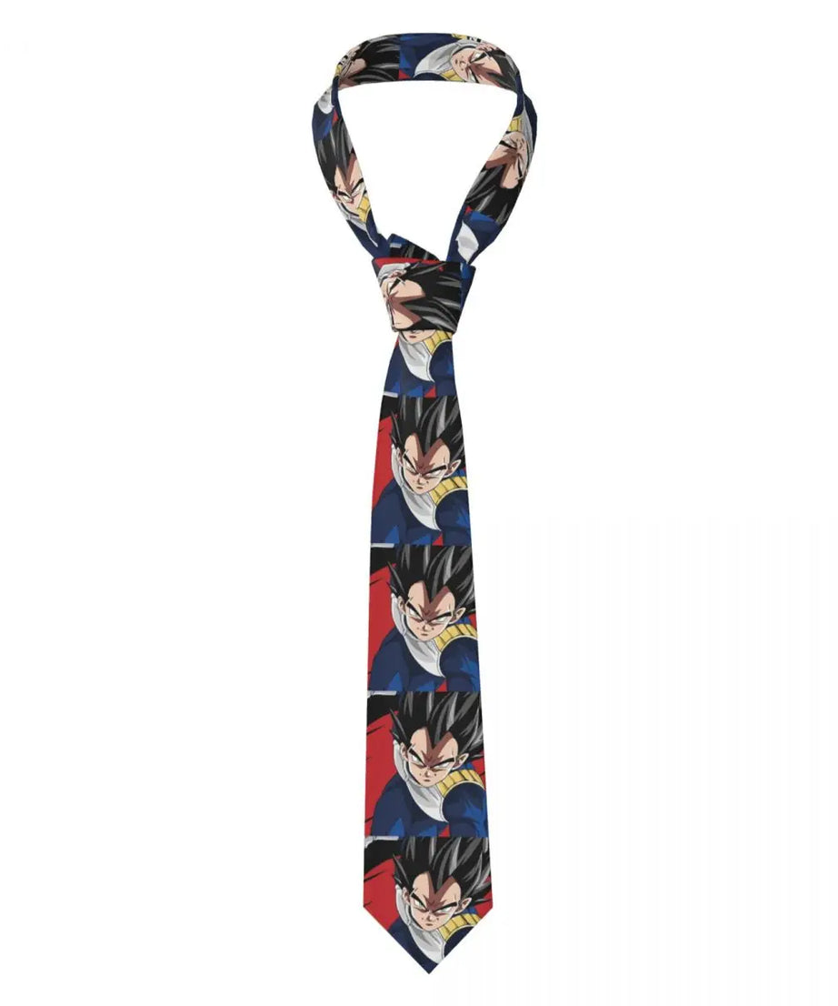 Vegeta Royal Saiyan Symbol Necktie – Dragon Ball Z Slim 8cm Unisex Tie
