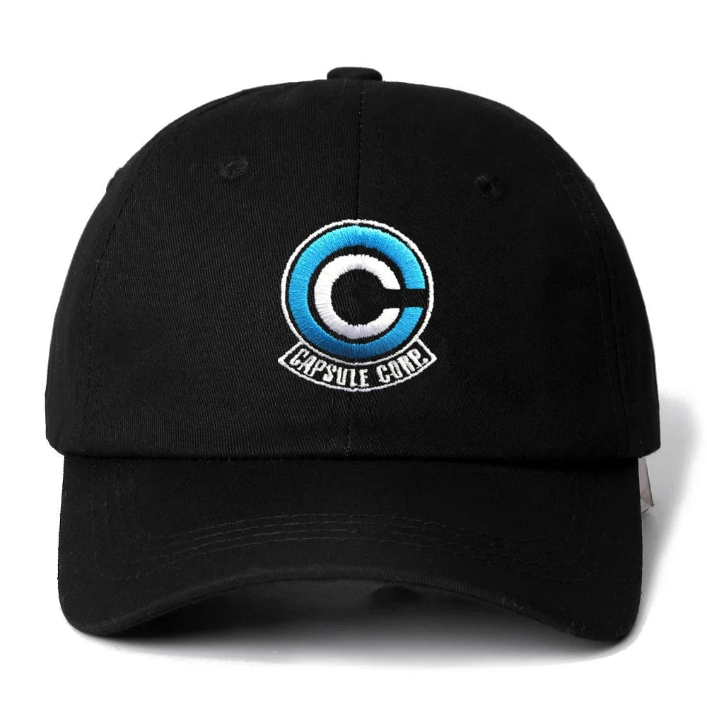 Dragon Ball Anime Capsule corp. Dad Hat Cotton Embroidery Snapback Hats Unisex Baseball Caps Men Women Holiday Hats