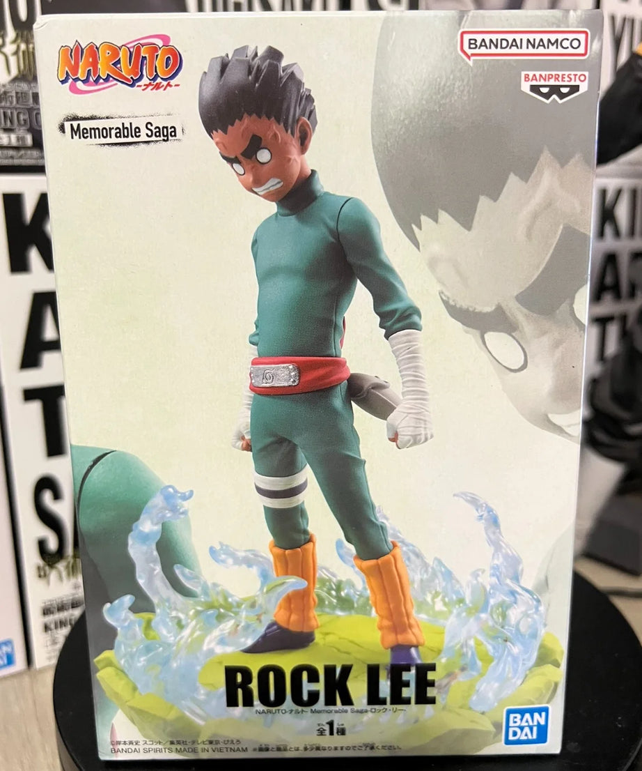 Original Banpresto Rock Lee Figure – Naruto Memorable Saga Series (Boxed)