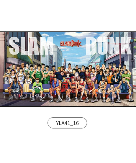 Slam Dunk Wall Art – Sakura Path Anime Mural for Bedroom or Living Room