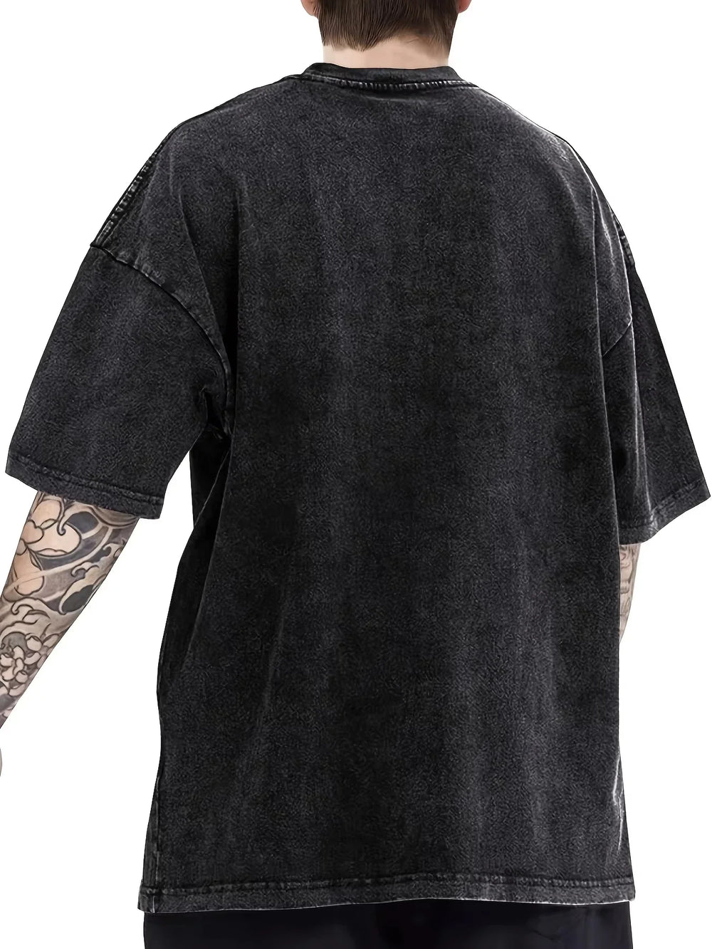 Anime Naruto Itachi Uchiha Great Wave T-Shirt – Vintage Acid Wash Streetwear Graphic Tee 7