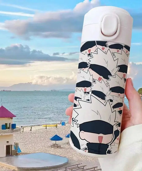 Gojo Satoru Jujutsu Kaisen Thermos Bottle – Anime Stainless Steel Water Cup