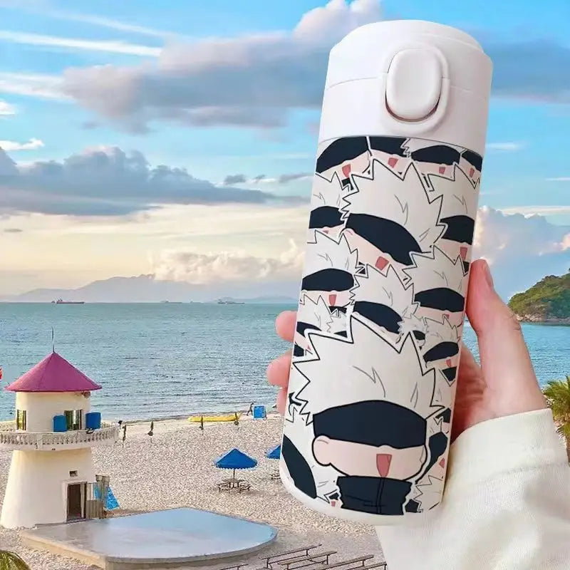 Gojo Satoru Jujutsu Kaisen Thermos Bottle – Anime Stainless Steel Water Cup