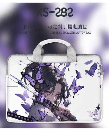 Demon Slayer Nezuko Tanjiro Notebook Laptop Bag Can Be Worn on One Shoulder As A Suitcase 12-16 Inches Anime Universal