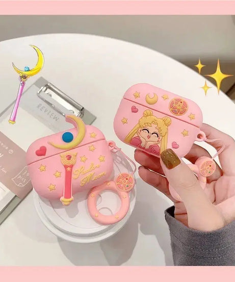 Girl Warrior AirPods 3 Earphone Case Apple Pro Third Generation AirPods S1/2nd Generation Bluetooth Earphone Case