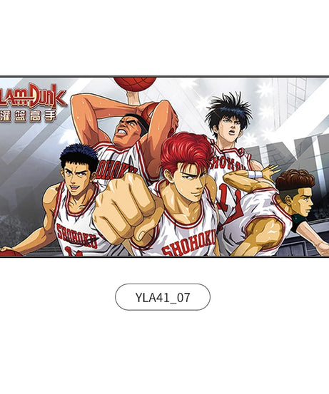 Slam Dunk Wall Art – Sakura Path Anime Mural for Bedroom or Living Room