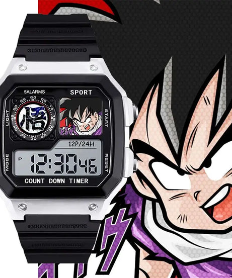 Goku Super Saiyan Kids Watch – Dragon Ball Waterproof Electronic Gift
