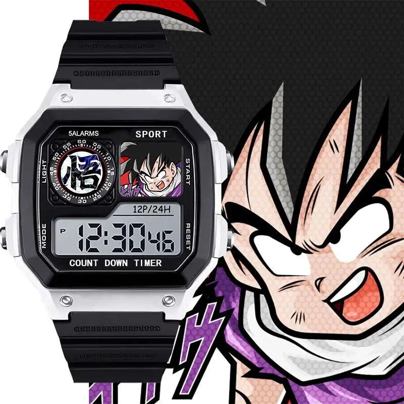 Goku Super Saiyan Kids Watch – Dragon Ball Waterproof Electronic Gift