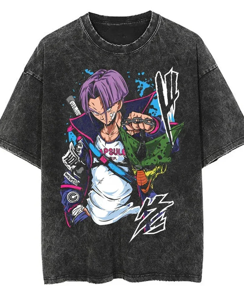 Dragon Ball Oversized Vintage T-Shirt – Streetwear Cotton Tee