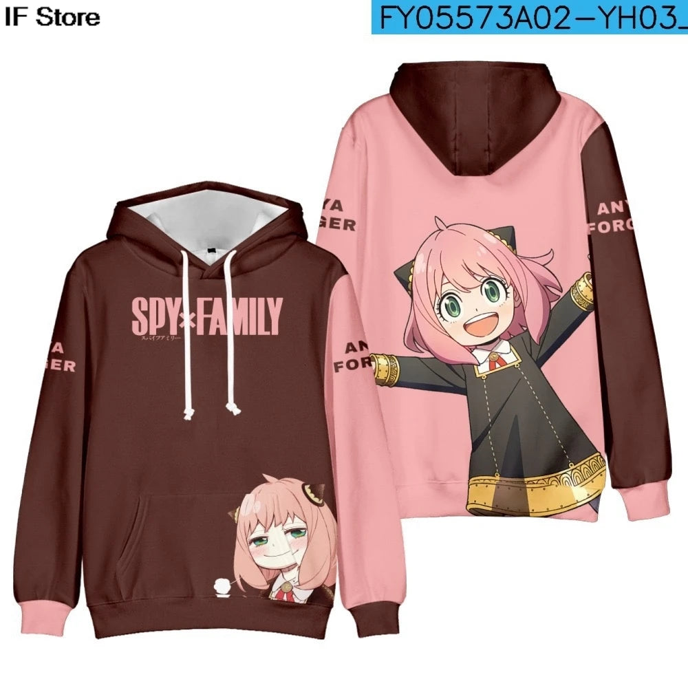 Spy x Family Yor Forger Graphic Hoodie – Unisex Y2K Oversized Pullover Sweatshirt 7