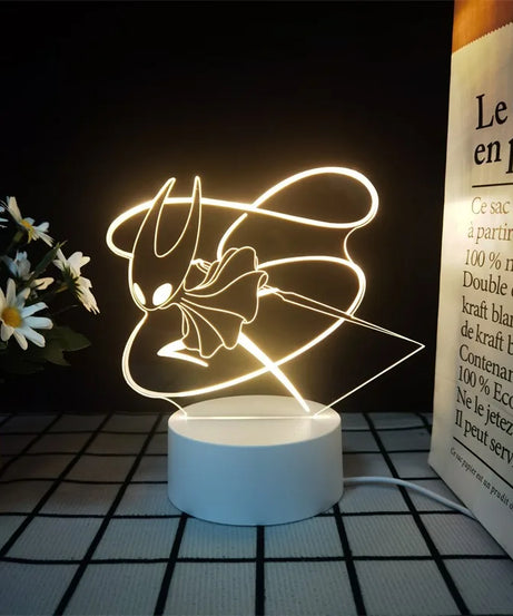 Hollow Knight Hornet Night Light Anime Fashionable Personalized Simple Desktop Decoration Stand Lamp Boy's Birthday Gift