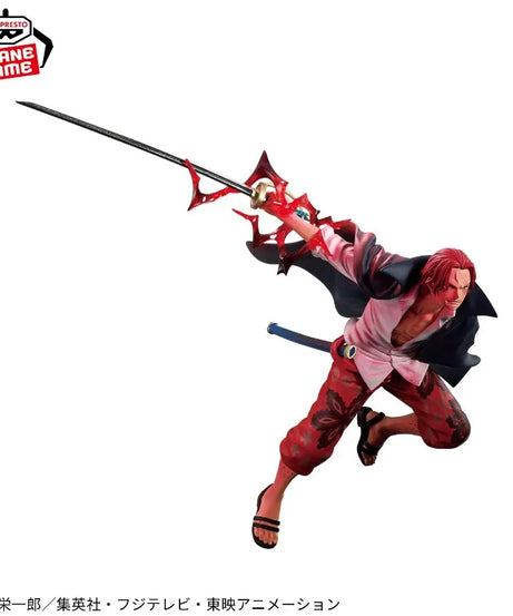 ONE PIECE BATTLE RECORD COLLECTION SHANKS- Pvc Model Anime Figures BANPRESTO Action Figures Toys