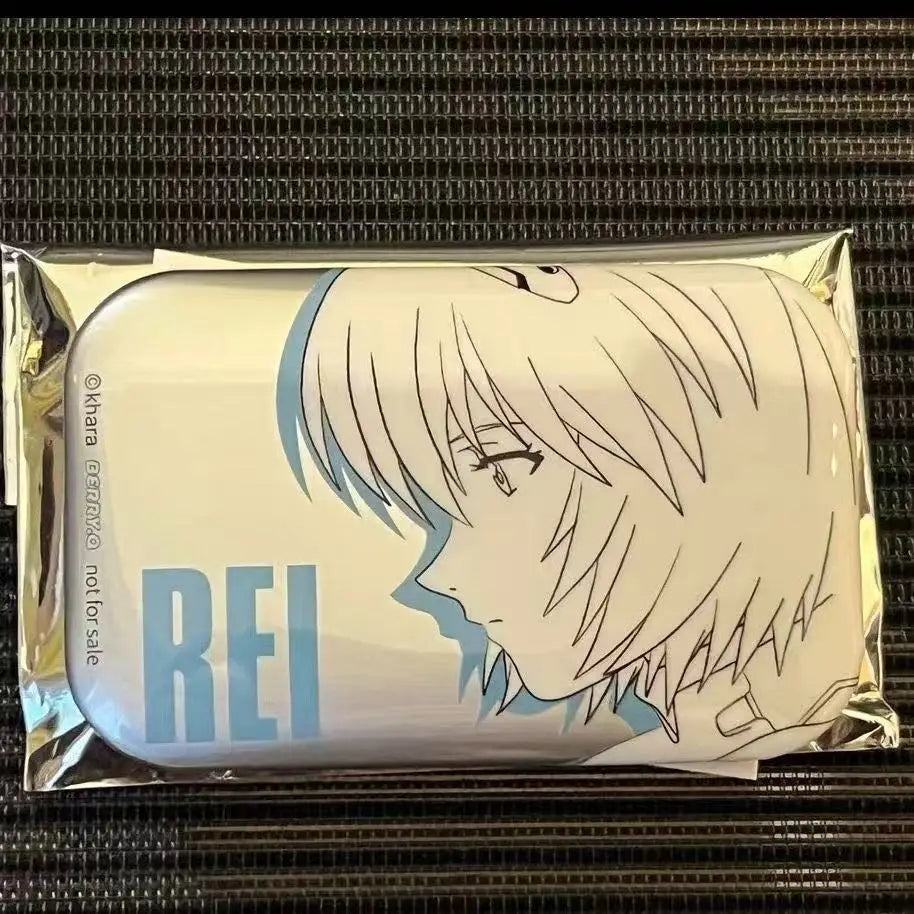 New Century Evangelion Anime Peripheral Badge Ayanami Asuka Special Square Bar Button Backpack Accessories Friends'