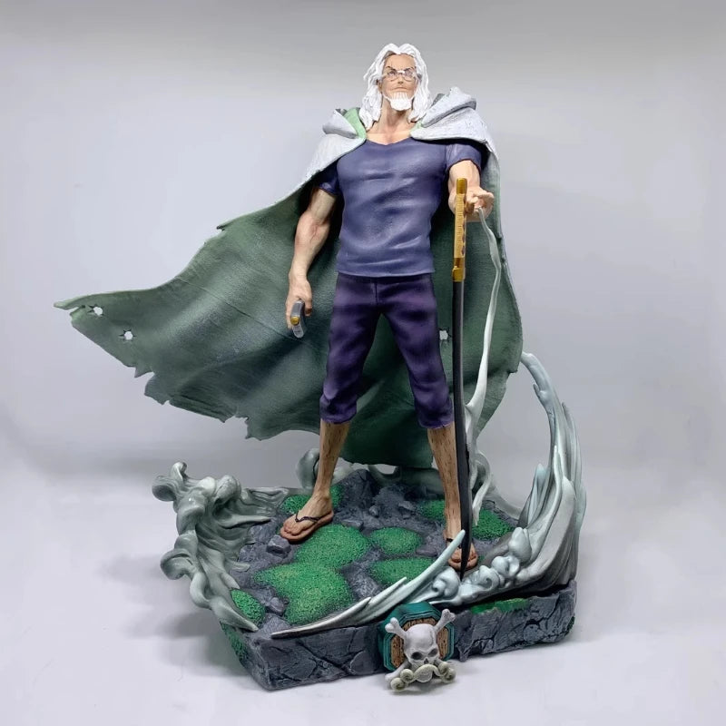 One Piece Silvers Rayleigh PVC Action Figure — 32cm GK Statue 2