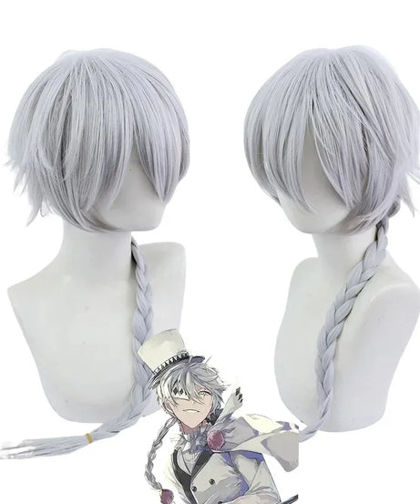 Nikolai Gogol Cosplay Costume Anime Bungou BSD Season 4 Nikolai Cosplay Cloak Cape Uniform Suit Wig Halloween
