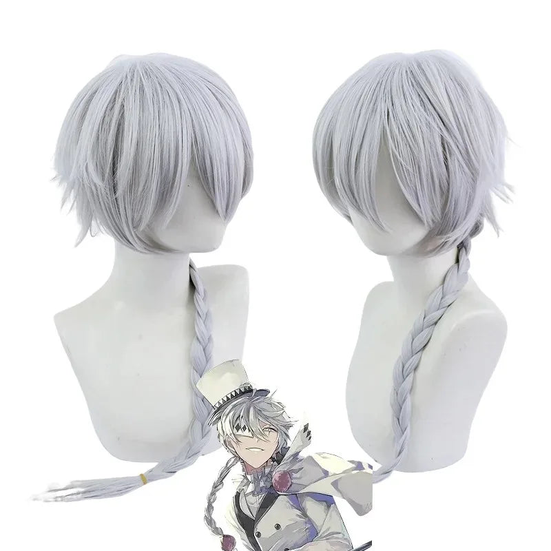 Nikolai Gogol Cosplay Costume Anime Bungou BSD Season 4 Nikolai Cosplay Cloak Cape Uniform Suit Wig Halloween