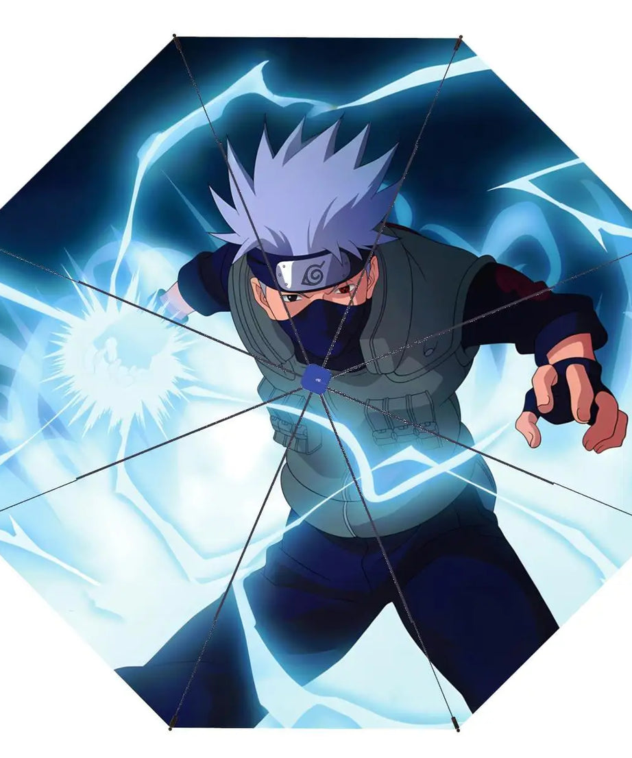 Naruto Umbrella Anime Personality Creative Fashion Sunscreen Student Fully Automatic Folding Umbrella Birthday Gift