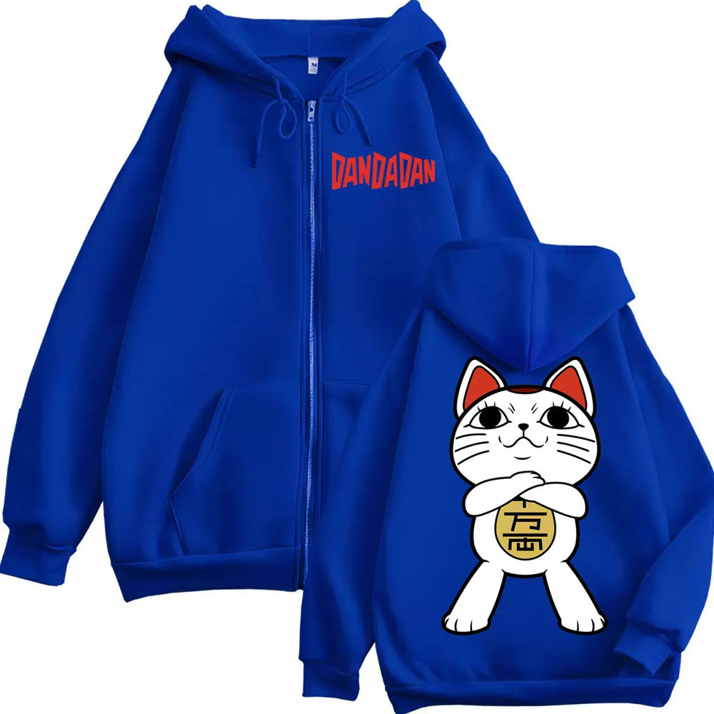 Anime Dandadan Turbo Granny Graphic Zipper Hoodie – Men & Women Zip-Up Sweatshirt 2