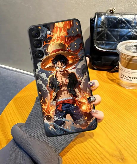 Luffy Ones Pieces Case for Samsung Galaxy A10 A20 A30 A40 A05 A04 A50 A70 A01 A02 A03 A06 Note 20 Ultra 9 10 A07 Phone Cover