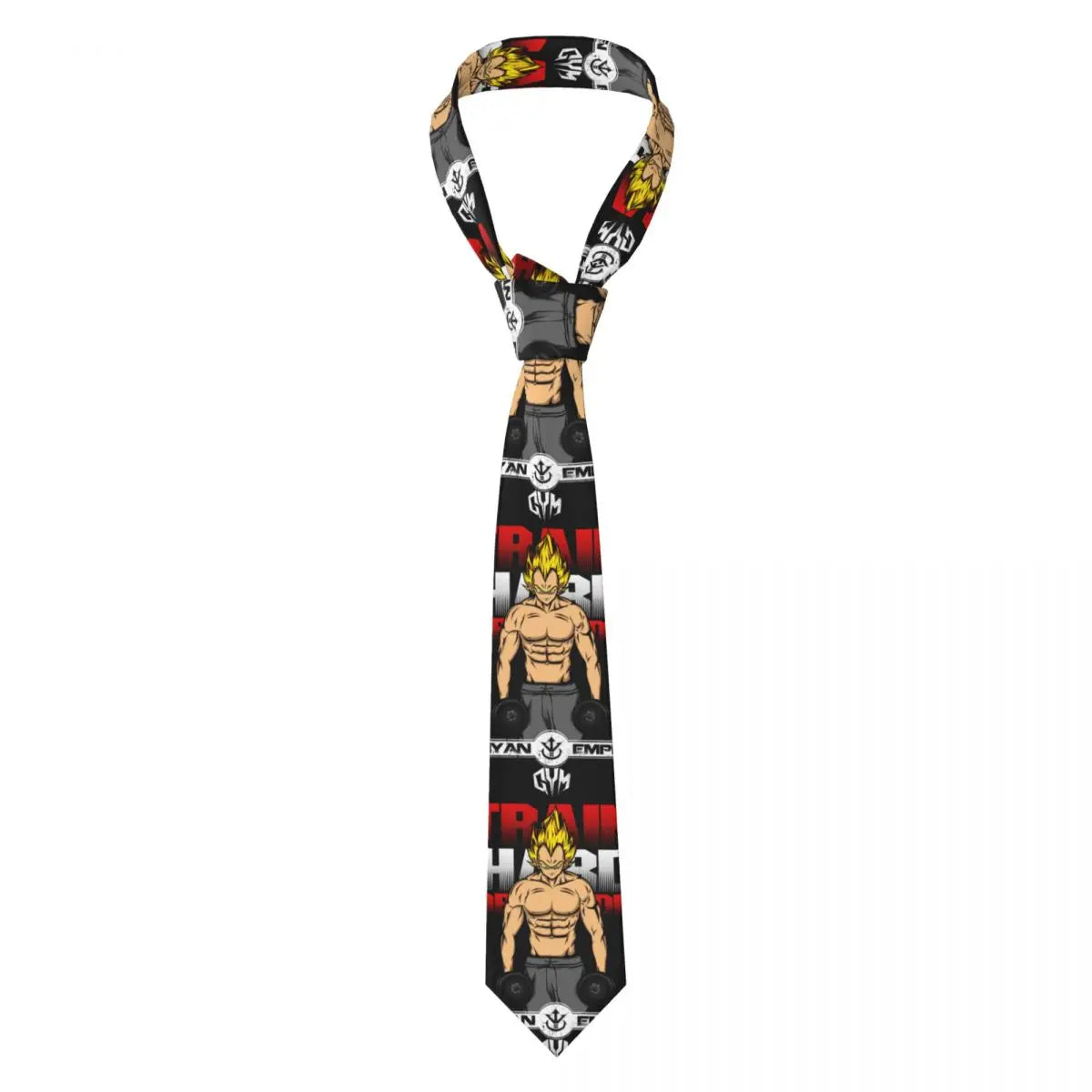 Vegeta Royal Saiyan Symbol Necktie – Dragon Ball Z Slim 8cm Unisex Tie