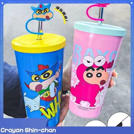 Crayon Shin-chan Stainless Steel Insulated Cup with Straw