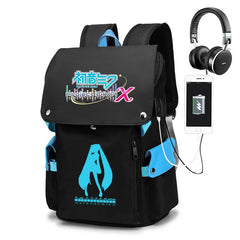 Hatsune Miku Backpack — Large-Capacity Laptop & Travel Bag