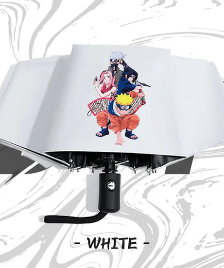 Naruto anime peripheral automatic umbrella Naruto Namikaze Minato Uchiha Itachi Kakashi Haruno Sakura sunshade umbrella gift