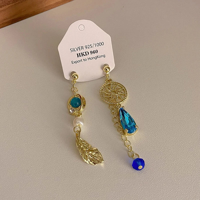 Game Genshin Impact Balladeer Wanderer Cosplay Pendant Ear Studs Scaramouche Kunikuzushi Earrings Women Eardrop Jewelry  Gifts