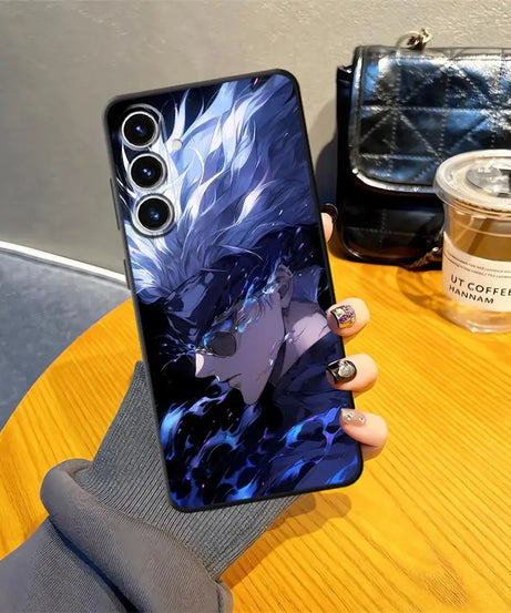 J-ujutsu K-aisen Soft Back Phone Cover Case for Samsung Galaxy A14 A15 A22 A23 A72 A73 A16 A21s A54 A71 A12 A13 A51 A52 A24 A31