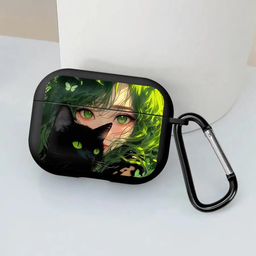Earphone Cases Cover Case For Airpods Pro3 3 Pro 1 2 Pro2 4 Dreamy Forest Gril