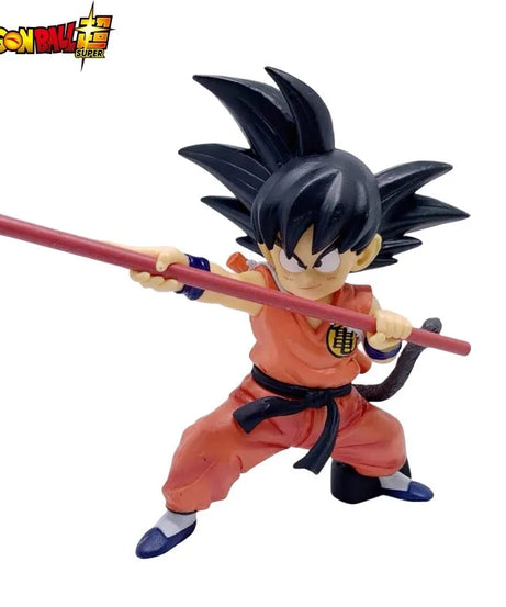 Anime Dragon Ball Figure Childhood Son Goku Action Figure PVC Model Toy Statue Doll Collection Desktop Decoration Kids Gift 14cm